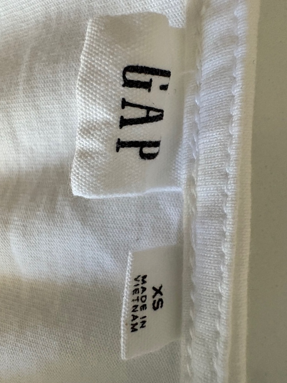 Gap T Shirts Bundle Two Black White Bow Back NWOT SZ XS - Picture 7 of 11